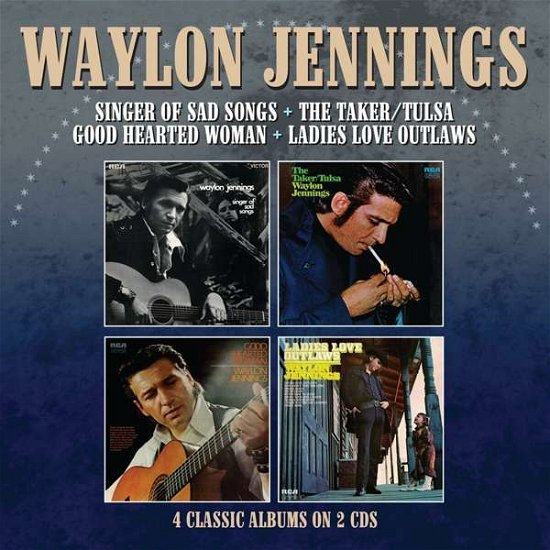 Cover for Waylon Jennings · Singer Of Sad Songs / The Taker-Tulsa / Good Hearted Woman / Ladies Love Outlaws (CD) (2021)