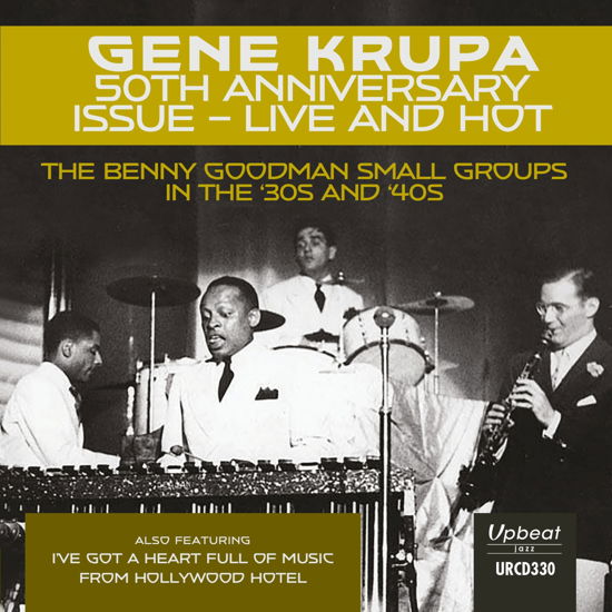 Cover for Gene Krupa · 50th Anniversary Issue - Live And Hot (CD) [Anniversary edition] (2023)