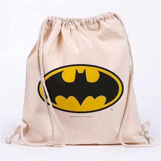 Batman Cotton Drawstring Bag - Dc Comics - Merchandise - DC COMICS - 5028486486021 - 2021