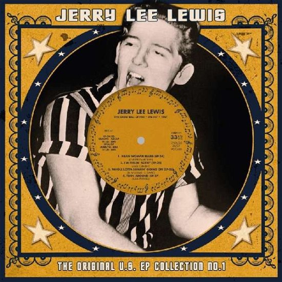 Cover for Jerry Lee Lewis EP 1 · Great Balls of Fire EP &amp; Jerry Lee Lewis EP (10&quot;) [Coloured edition] (2018)