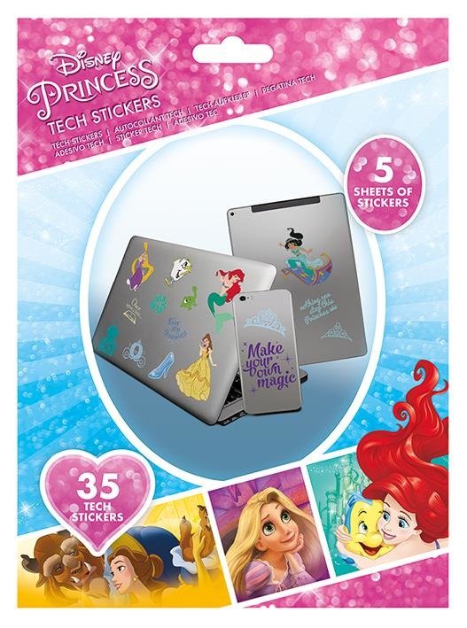 DISNEY - Tech Stickers Pack - Princess - Royal Ens - Stickers - Merchandise -  - 5050293474021 - October 1, 2019