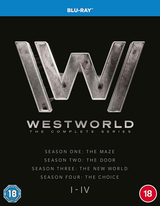 Cover for Westworld: the Complete Series · Westworld Series 1 to 4 Complete Collection (Blu-Ray) (2023)