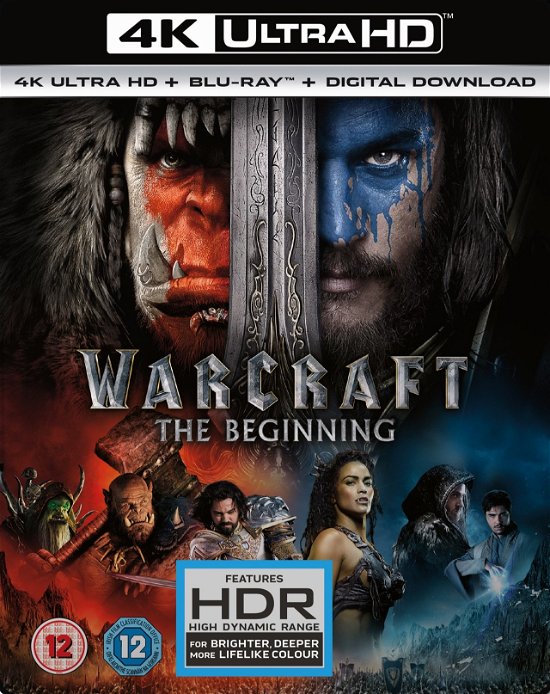 Cover for Warcraft The Beginning (4K UHD Blu-ray) (2017)