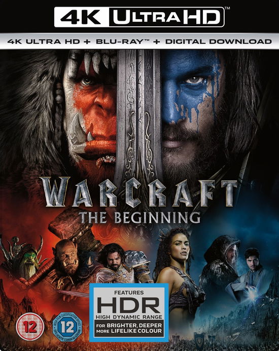 Cover for Warcraft The Beginning (4K UHD Blu-ray) (2017)