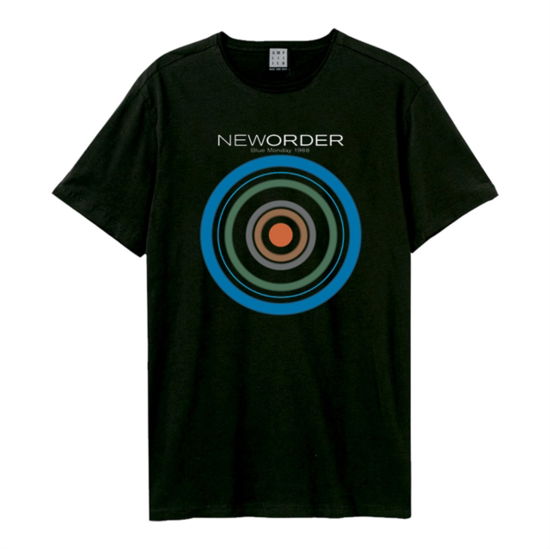 New Order - Blue Monday Amplified Small Vintage Black T Shirt - New Order - Fanituote - AMPLIFIED - 5054488683021 - 