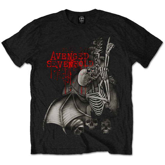 Cover for Avenged Sevenfold · Avenged Sevenfold Unisex T-Shirt: Spine Climber (T-shirt) [size S] [Black - Unisex edition] (2015)