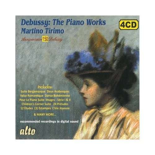 Debussy: The Piano Works (150Th Anniversary Edition) - Martino Tirimo - Muziek - ALTO CLASSICS - 5055354440021 - 15 september 2012