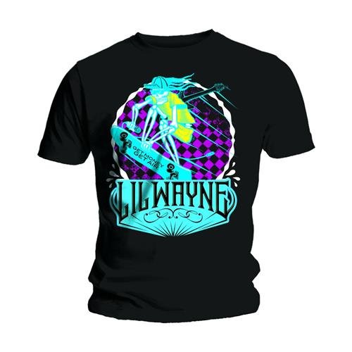 Lil Wayne Unisex T-Shirt: Get Money - Lil Wayne - Koopwaar - Bravado - 5056170650021 - 