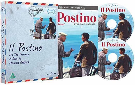 Il Postino Dual Format Edition - Il Postino - Elokuva - CULT FILMS - 5060485805021 - maanantai 15. lokakuuta 2018