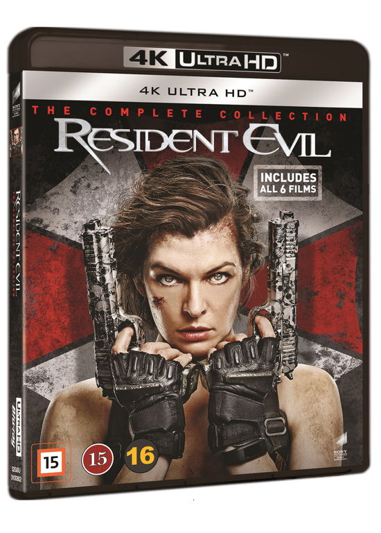 Cover for Resident Evil 1-6 (4K UHD Blu-ray) (2020)