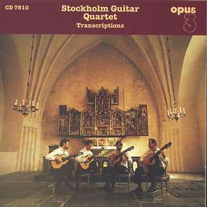 Cover for Stockholm Guitar Quartet · Transcriptions (CD) (2004)