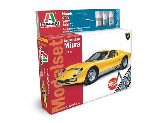 Cover for Italeri · Italeri - Lamborghini Miura 1:24 (Legetøj)