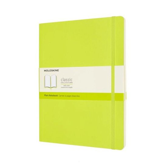 Moleskine Extra Large Plain Softcover Notebook: Lemon Green - Moleskin - Bøker - MOLESKINE - 8056420851021 - 20. februar 2020