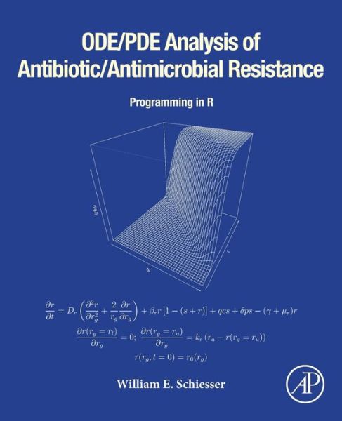 Cover for Schiesser, William E. (Professor of Chemical and Biomolecular Engineering and Professor of Mathematics, Lehigh University, USA) · ODE / PDE Analysis of Antibiotic / Antimicrobial Resistance: Programming in R (Paperback Book) (2020)