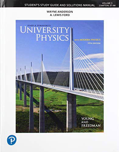 Cover for Hugh Young · Student Study Guide and Solutions Manual for University Physics with Modern Physics Volume 3 (Paperback Book) (2019)