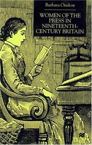 Cover for Na Na · Women of the Press in Nineteenth-Century Britain (Gebundenes Buch) [2001 edition] (2001)