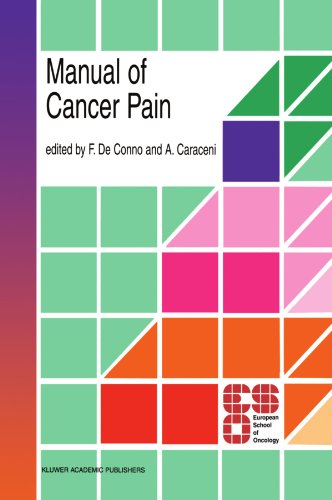 Manual of Cancer Pain - F. De Conno - Böcker - Springer - 9780792342021 - 31 oktober 1996