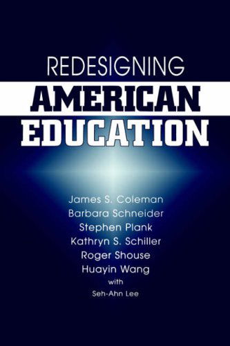 Cover for James Coleman · Redesigning American Education (Paperback Book) (1999)