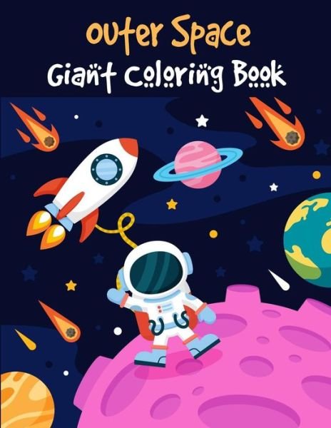 Cover for Rebecca Jones · Outer Space Giant Coloring Book (Pocketbok) (2019)