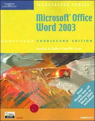 Cover for Cram, Carol (Capilano College) · Microsoft Office Word 2003, Illustrated Complete, CourseCard Edition (Paperback Book) [Coursecard edition] (2005)