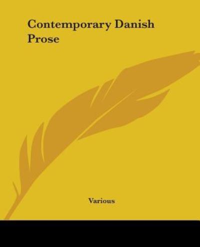 Cover for Contemporary Danish Prose (Paperback Book) (2004)
