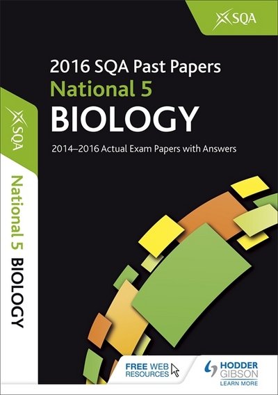 Cover for Sqa · National 5 Biology 2016-17 Sqa Past Papers with Answers (Pocketbok) (2016)