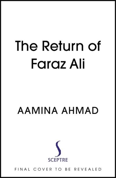 Cover for Aamina Ahmad · The Return of Faraz Ali (Taschenbuch) (2022)