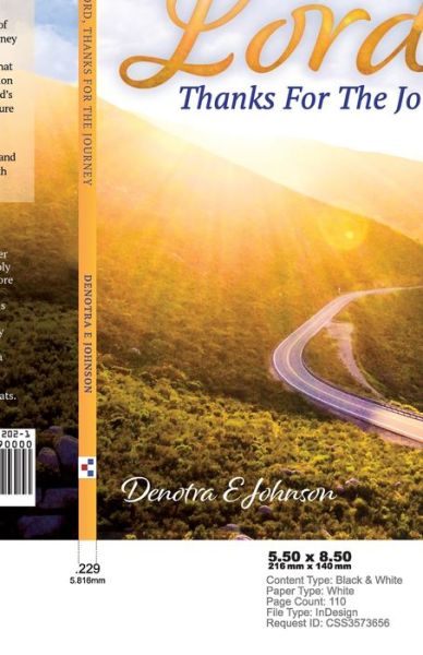 Cover for Trilogy Christian Publishing · Lord, Thanks For The Journey (Pocketbok) (2022)