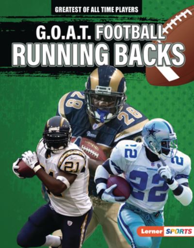 Cover for Alexander Lowe · G.O.A.T. Football Running Backs (Hardcover Book) (2022)