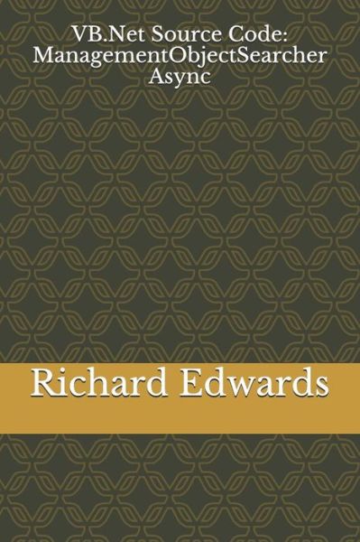 Cover for Richard Edwards · VB.Net Source Code (Pocketbok) (2018)