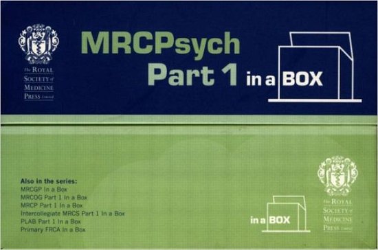 Cover for Phelan, Michael (Ed) · MRC Psych Part 1 In a Box (Hardcover bog) (2011)