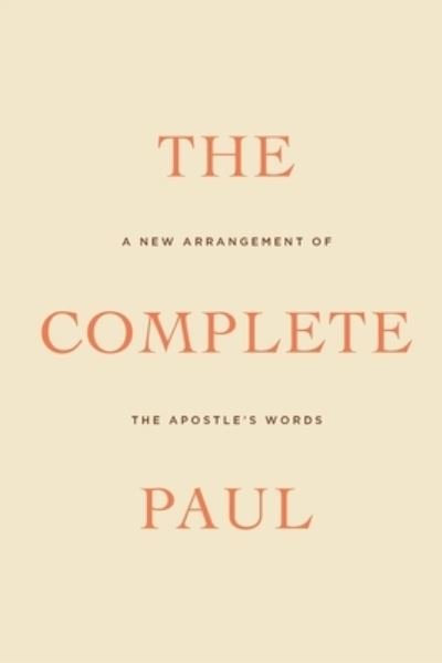 Cover for Douglas Wilson · The Complete Paul (Pocketbok) (2018)