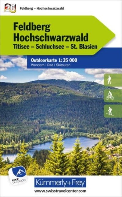 Feldberg / Hochschwarzwald - Outdoor maps Germany -  - Böcker - Kummerly & Frey,Switzerland - 9783259026021 - 20 juli 2023