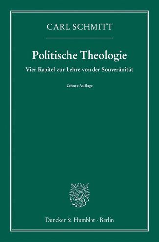 Cover for Schmitt · Politische Theologie.1 (Book) (2015)