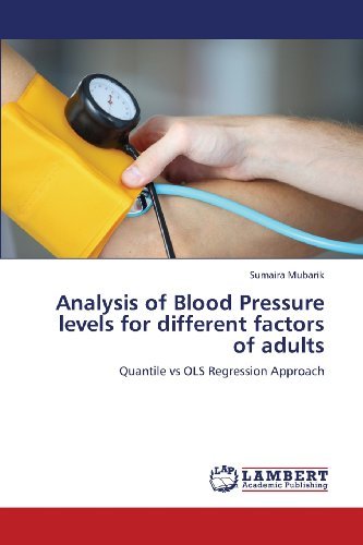 Cover for Sumaira Mubarik · Analysis of Blood Pressure Levels for Different Factors of Adults: Quantile vs Ols Regression Approach (Pocketbok) (2013)