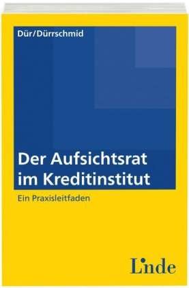 Cover for Dür · Der Aufsichtsrat im Kreditinstitut (Bok)