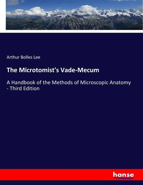 Cover for Lee · The Microtomist's Vade-Mecum (Buch) (2017)