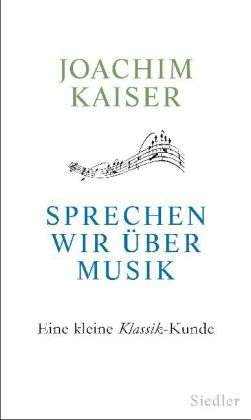 Cover for Kaiser · Sprechen wir über Musik (Bog)