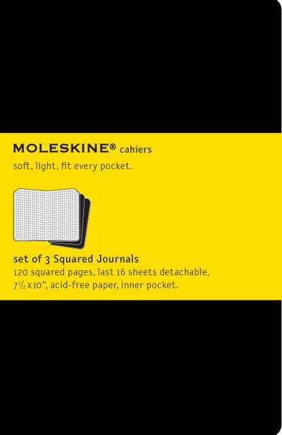 Cover for Moleskine · Moleskine Squared Cahier XL (Moleskine Squared Cahier Xl - Kraft Cover (3 Set) Extra Large) - Moleskine Cahier (Boksett) [Jou edition] (2004)