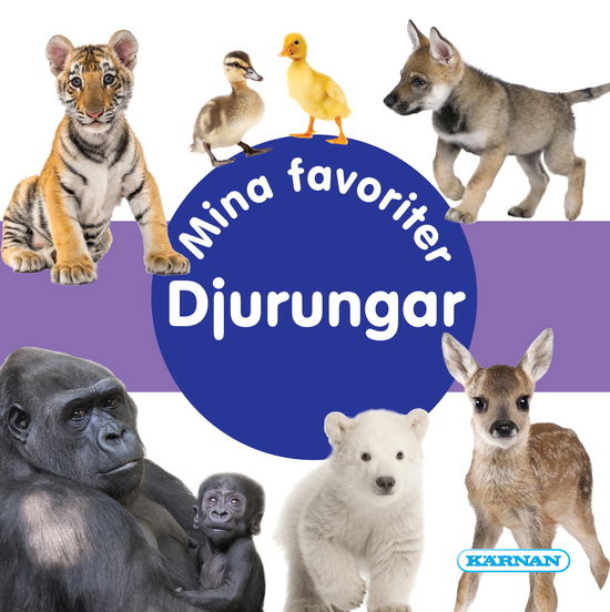 Cover for Mina favoriter Djurungar (Tavlebog) (2024)