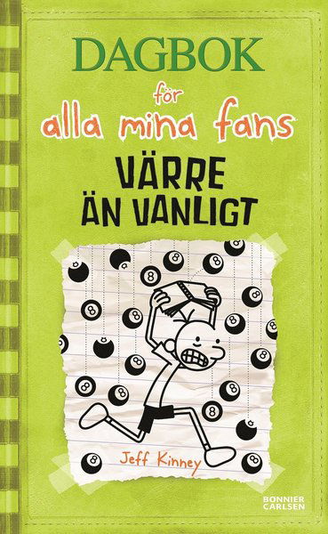 Dagbok för alla mina fans: Värre än vanligt - Jeff Kinney - Bücher - Bonnier Carlsen - 9789163888021 - 13. April 2016