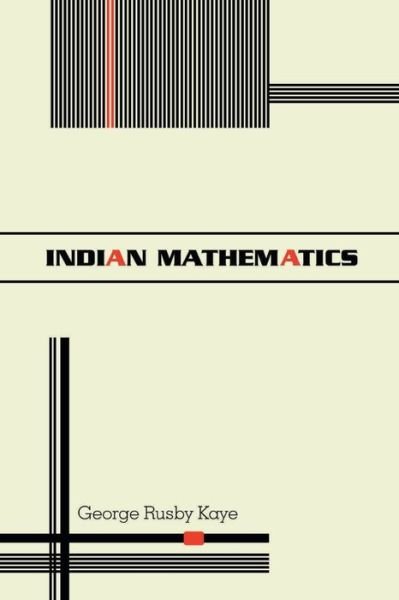 Cover for George Kaye Rusby · Indian Mathematics (Paperback Book) (2021)