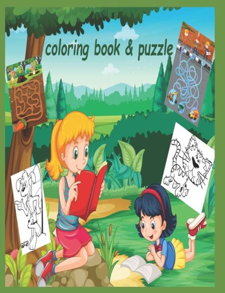 Cover for Book Edition · Coloring Book &amp; puzzle (Paperback Book) (2020)