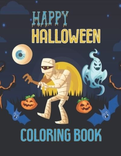 Cover for Rabbi Hossain · Happy Halloween Coloring Book (Paperback Book) (2020)