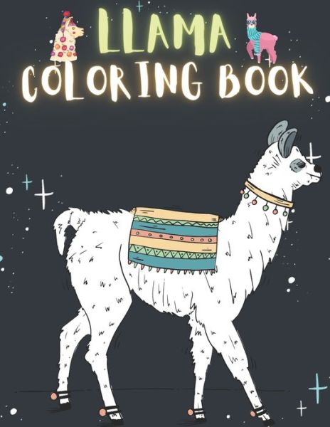 Cover for To The Point · Llama Coloring Book (Paperback Bog) (2020)