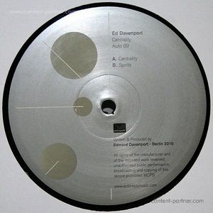 Cover for Ed Davenport · Centrality EP (12&quot;) (2011)