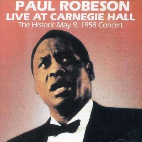 Cover for Paul Robeson · Live at Carnegie (CD) (1990)