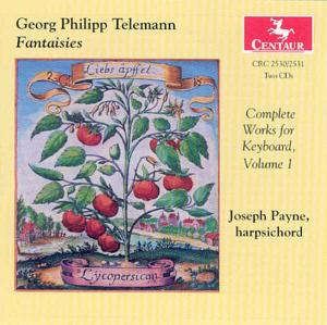 Complete Works for Keyboard 1 - Telemann / Payne - Musiikki - CTR - 0044747253022 - tiistai 24. heinäkuuta 2001