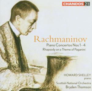Piano Concertos No.1-4 - S. Rachmaninov - Muziek - CHANDOS - 0095115243022 - 20 april 2009