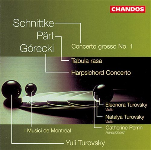 Harpsichord Concert / Tabul - Gorecki / Part / Schnittke - Musiikki - CHANDOS - 0095115959022 - maanantai 8. joulukuuta 1997
